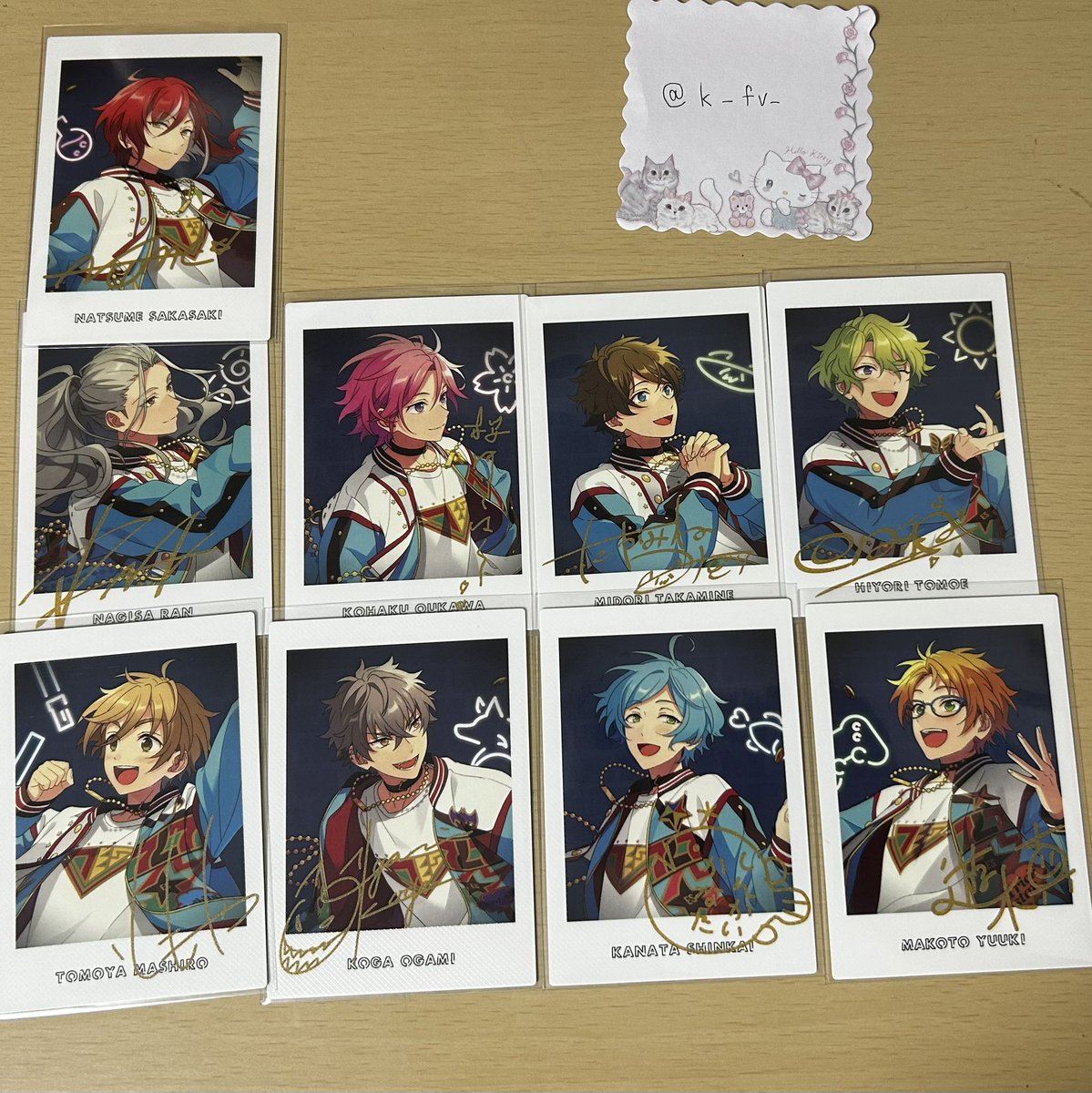 k_fv_'s tweet photo. 【交換・譲渡】あんスタ ぱしゃっつ 7周年 EMOCA2 エモカ

譲）画像
求）同異種斎宮宗or希望額＋送料

優先絵柄ツリーへ載せます⬇️

検索からでもお気軽にお声掛けください。 https://t.co/DRDDEyNXxi