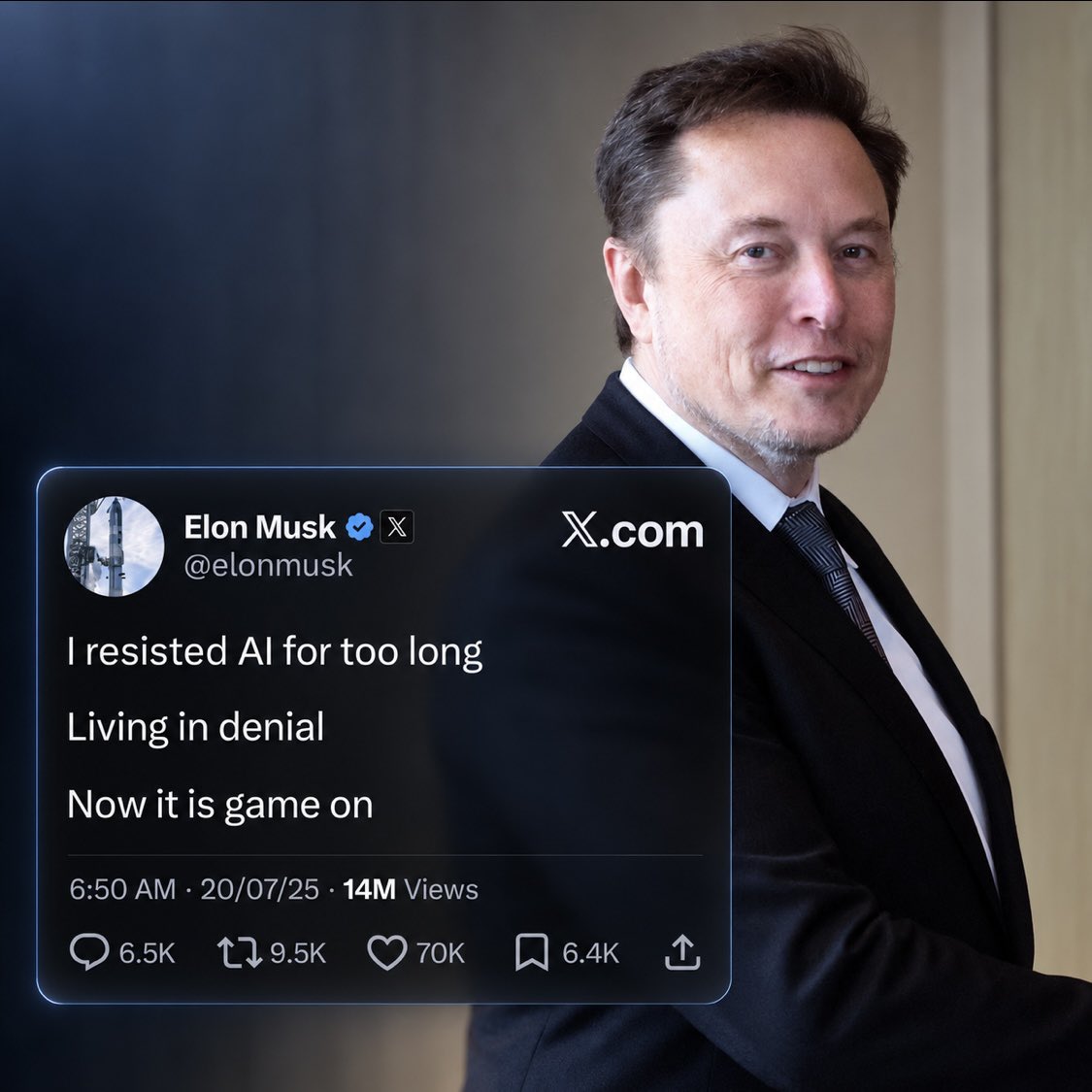 cb_doge's tweet photo. Elon Musk has entered wartime CEO mode and is fully locked in. https://t.co/QBDrYp41K7
