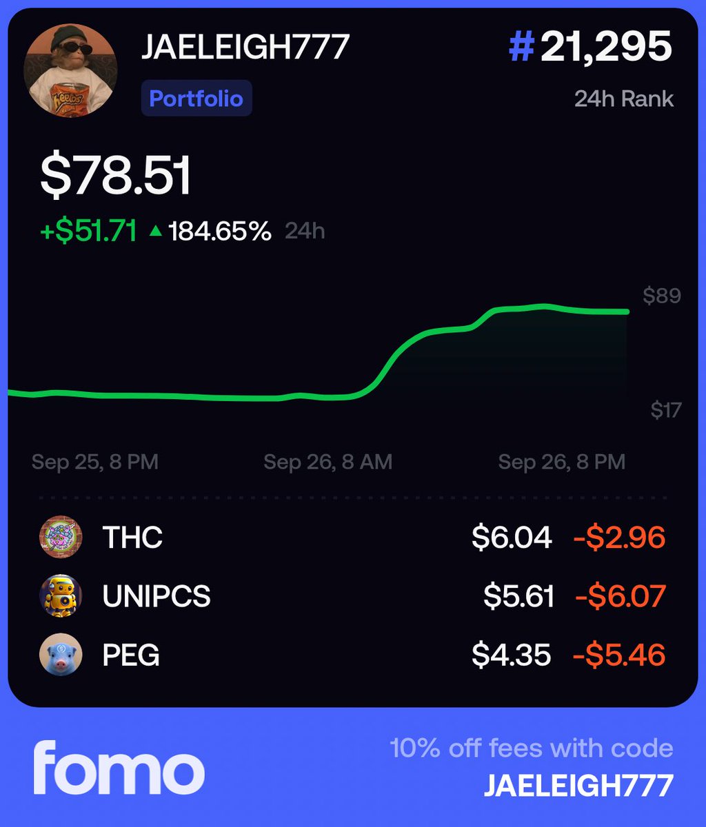 JAELEIGH777's tweet photo. Look in all realness 

At least we up $51 

Could be up $200 but it’s aight

We learn and move forward https://t.co/uy6u77oQ7z