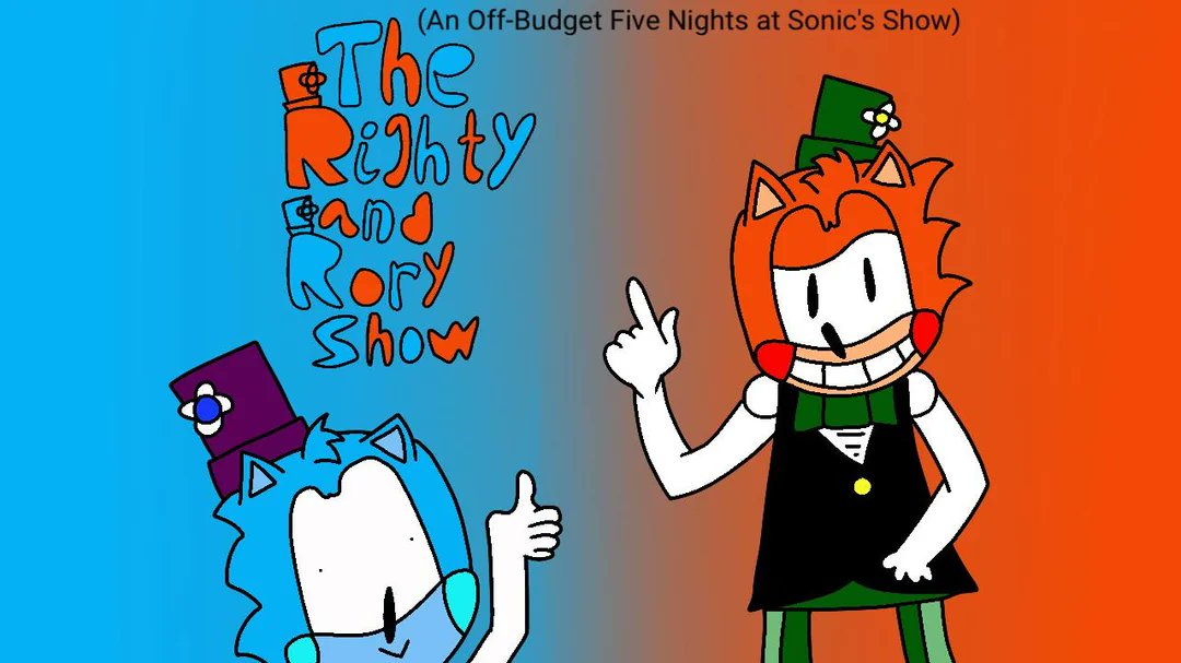 rightysonic's tweet photo. @RedKingMTX I make art and also animate an unofficial five nights at sonic’s show all by myself https://t.co/jwbzNVYBq8