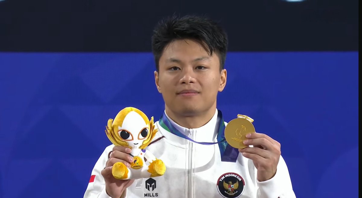 Mikaha_'s tweet photo. Menang gak kaget, kalah gak mungkin 🤪 Congrats Erwin 🥇 #AsianGames2026 #Weightlifting https://t.co/I6HbJdUg3q