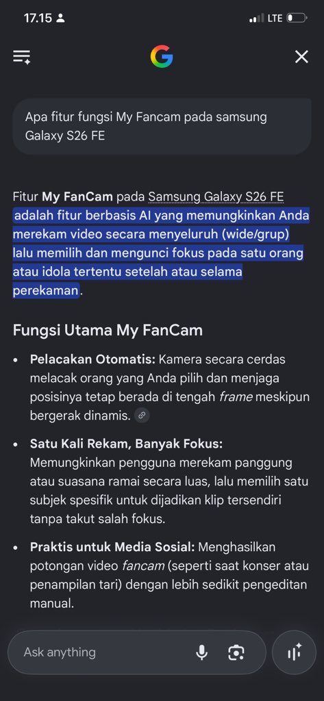 ThoriqM4's tweet photo. Fitur My Fancam bisa lock suatu subject ketika kita lagi bikin video dengan banyak subject, jadi ga pusing lagi pas videoin momen si kecil❤️❤️
#ItsFEnomenal #SearchS26FE #GalaxyAI https://t.co/c2vEZngnt7