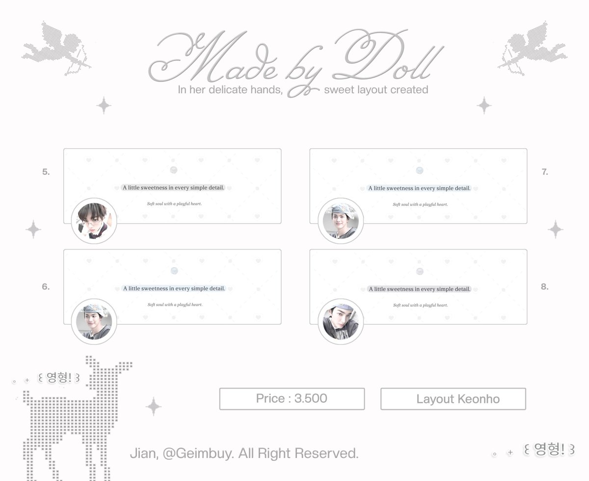 Geimbuy's tweet photo. ㅤㅤ
help repost, thankyou so much.  

halo, aku bawa 40 layout ready stock seperti di bawah, chara bg &amp; gg. IDR 3.500, free retext, get ava png. take di dm atau tele, yaa. scroll for more.  ♥︎

———   #bealanja  #zonauang 
ㅤㅤ https://t.co/Rm6e9yjOLS