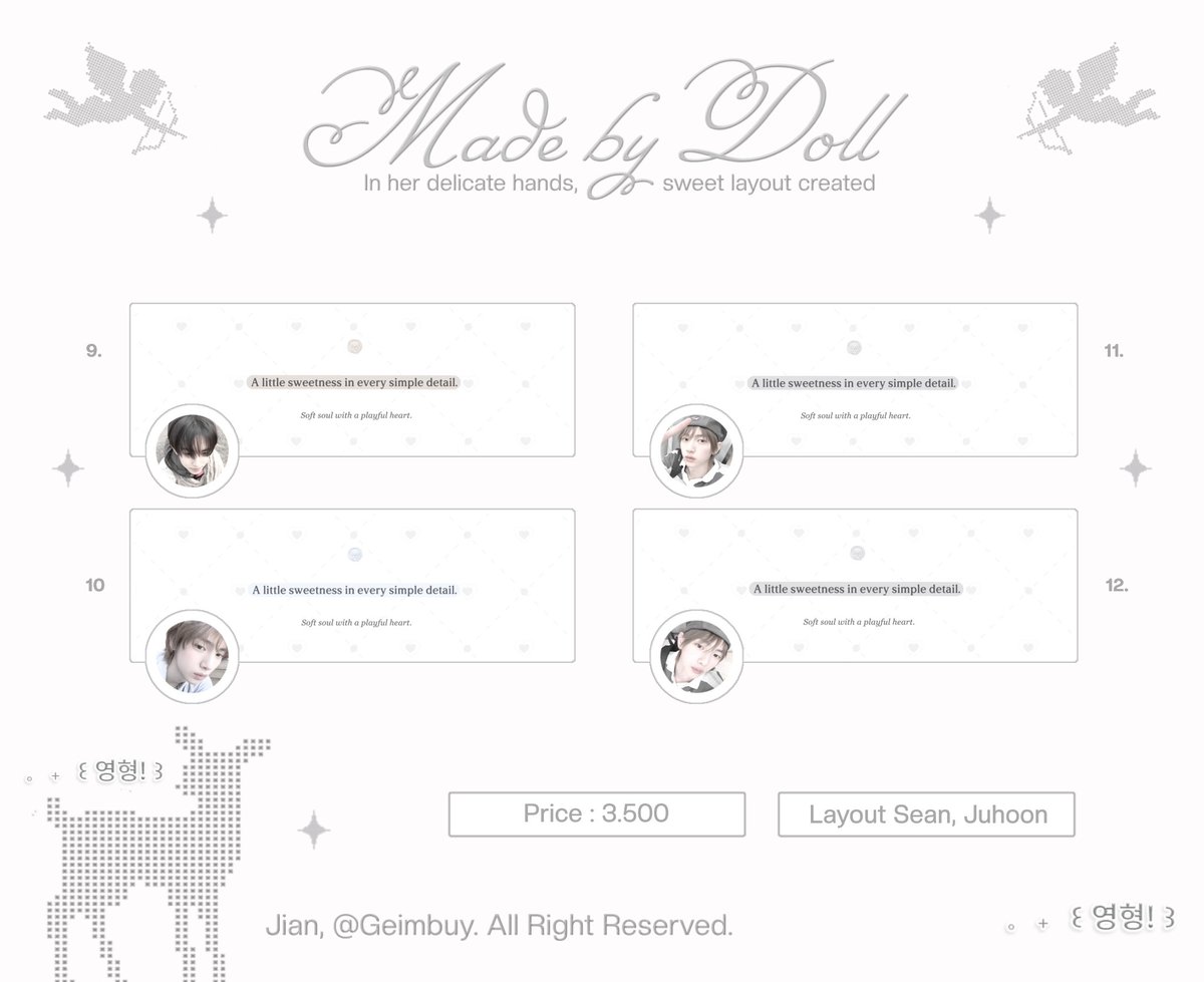 Geimbuy's tweet photo. ㅤㅤ
help repost, thankyou so much.  

halo, aku bawa 40 layout ready stock seperti di bawah, chara bg &amp; gg. IDR 3.500, free retext, get ava png. take di dm atau tele, yaa. scroll for more.  ♥︎

———   #bealanja  #zonauang 
ㅤㅤ https://t.co/Rm6e9yjOLS