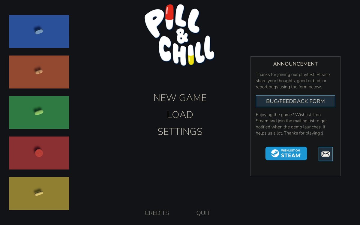 oldcuppa's tweet photo. Bonus content this month: Pill &amp; Chill. 

A relaxing ASMR physics-based organization game about sorting piles of mixed up pills. 

Gameplay➡️https://t.co/mxDCQ15zpU https://t.co/P93LPC8ltF