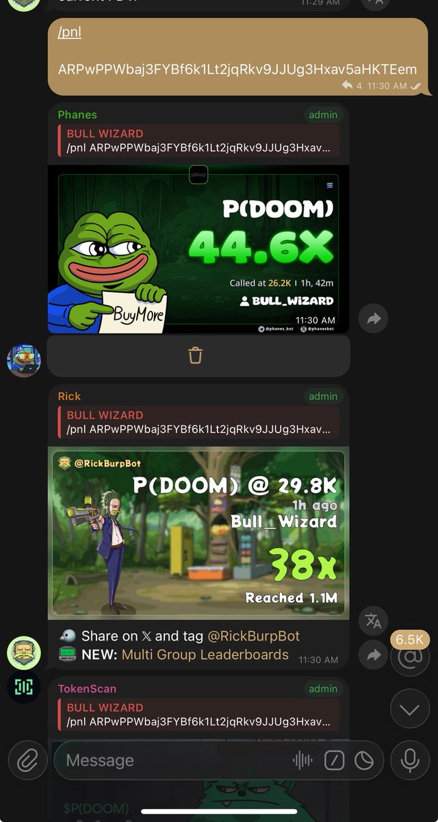 BULL_WIZARD0's tweet photo. Hurry massive 44X profit from my private tg call 

Rush now and get your entry from the base dev

$P(DOOM)

CA>>>>>ARPwPPWbaj3FYBf6k1Lt2jqRkv9JJUg3Hxav5aHKTEem https://t.co/UmrvoXM6oW