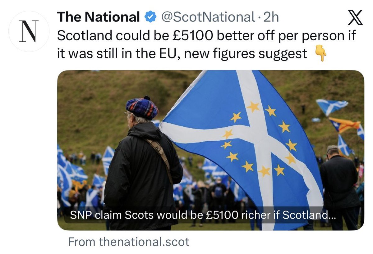 staylorish's tweet photo. Blimey. The rate of inflation in Scottish independence claims is getting out of control. https://t.co/zqWHMKidVP