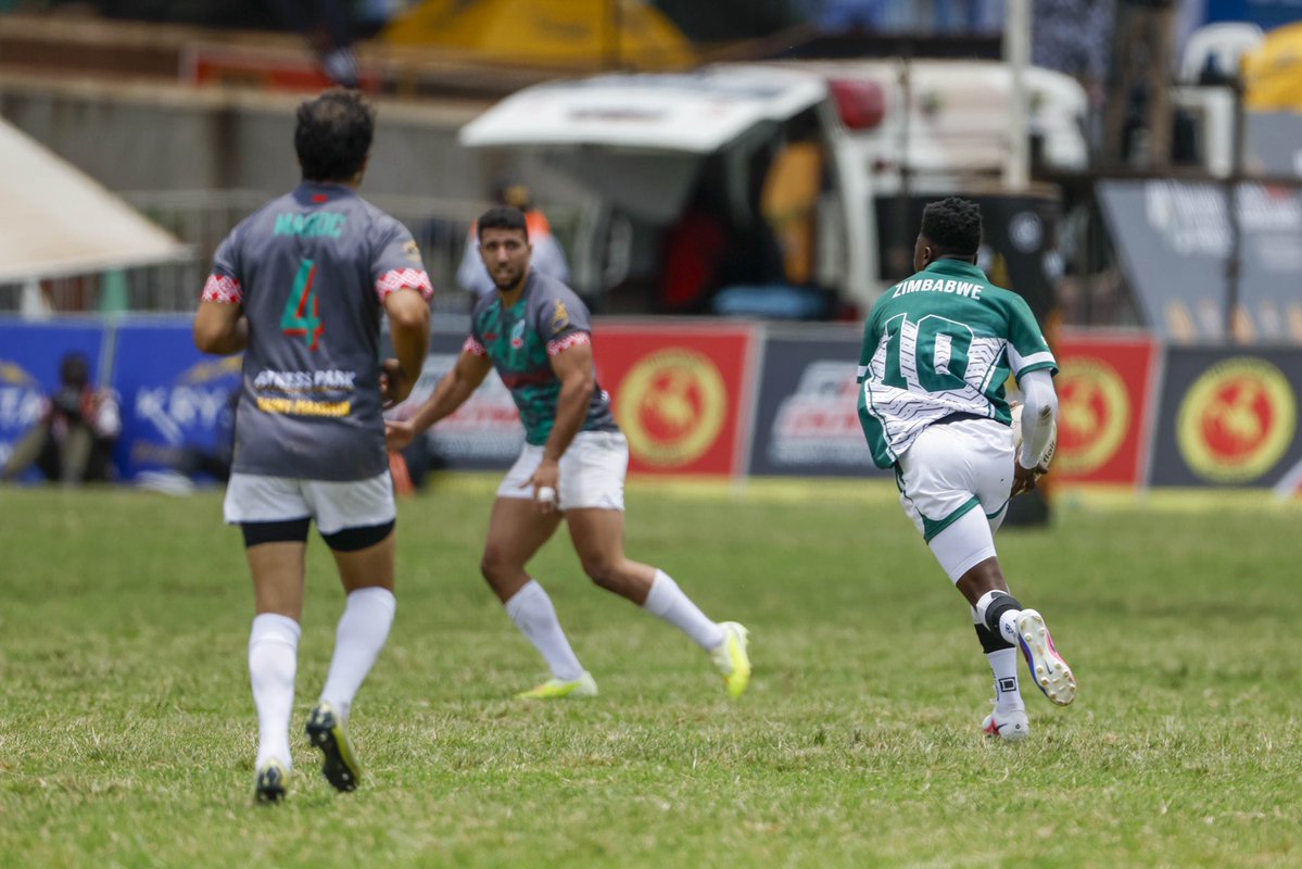 Image for the Tweet beginning: 🇿🇼🔥 ZIMBABWE 19–12 MOROCCO 🇲🇦

A