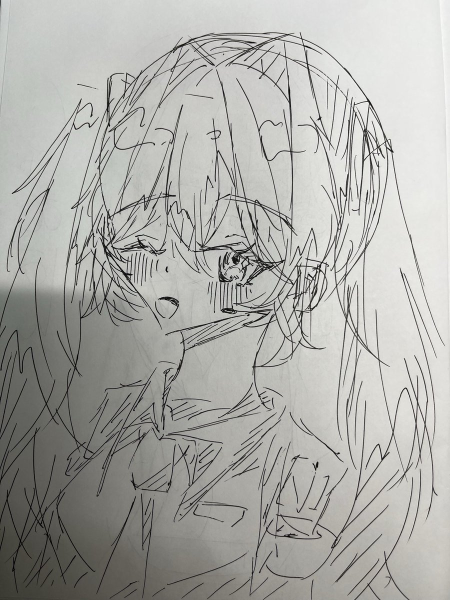 yuha529og's tweet photo. 1発描きミク様！
頭の比率ミスった､､､
#イラスト　#1発描き https://t.co/j0VqbRiHrt