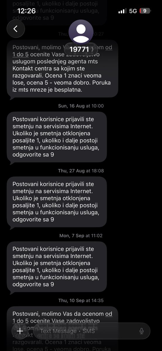 djoku_'s tweet photo. @mts Jel moguce da posle mesec ipo dana i dalje ne mozete da popravite prekide i smetnje. Na call centru govore svaki dsn bice sledeci dan, pa dokle vise? Drzite me kao taoca u placanju usluge koje nemam. https://t.co/gCTcxJZU7T
