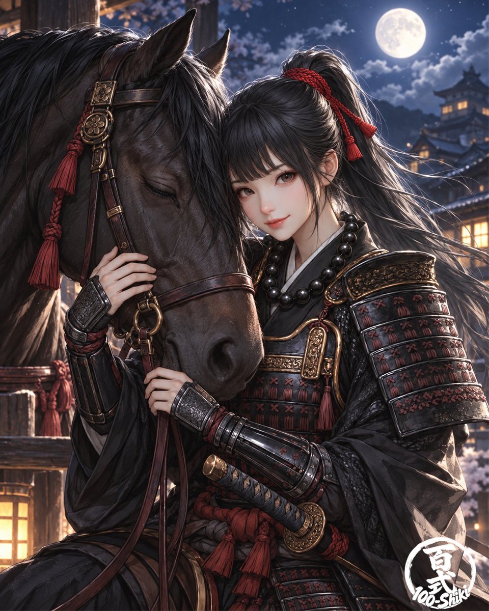 AIart_100Shiki's tweet photo. 土曜日終了。
朝ポスで走ってくれたお馬さんを労るサムライちゃんです。

今週も頑張った⋯⋯色々限界です。

#AIart️️️️️️️️️️️️️️️️️️️️️️️️️️️️️️️️️️️️️️️️️️️️️️️️️️️  #samuraigirl https://t.co/3jmuoIbDX8