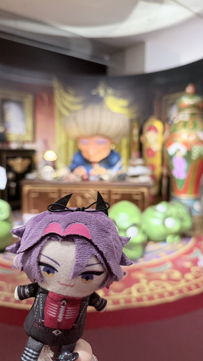 moppu_mfmf's tweet photo. ひばぱぺ連れてジブリパーク展行ってきた\♥/ https://t.co/MpGiWCH95U