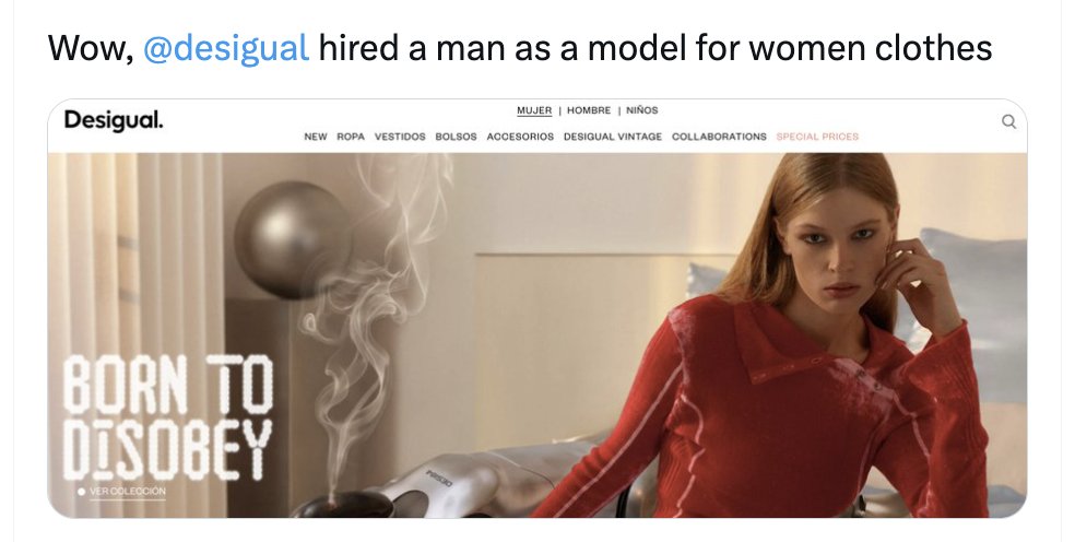 BigailMatters's tweet photo. yeah, Elliot, tell us again how you don't get roles because you are trans😂
than look at Hunter's career. 
it's not because you are trans.
it's because you are a woman.
and it's a man's world. https://t.co/tQ2w7NBymE