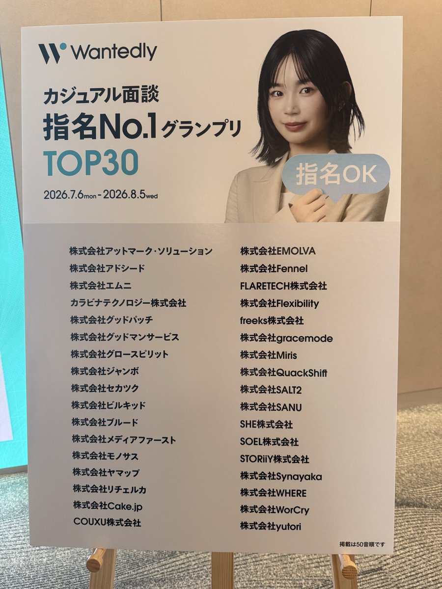 Worcry_shuhei's tweet photo. 昨日、#FUZE2026 行ってきました✌️
自分の会社がなにかに表彰されるって初めての体験ということもあり昨日Wantedlyさんのイベントに顔出してきました!採用は社長の仕事という想いでWantedlyの運用頑張って良かったし、採用支援やってる会社として実績として出たのも良かった! https://t.co/OGyGrx1YEA
