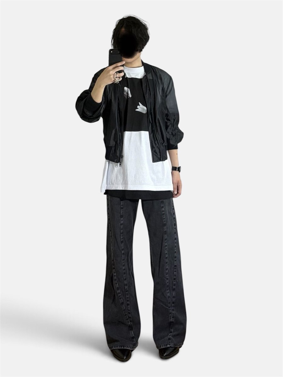 cyoy9y's tweet photo. 前々からこのレギュレーションに沿った服装が何になるのか考えてたんだけど、今の時期だとこうなりそう
たぶんアウター透けてない方がいいしパンツフレアしてない方がいいし靴とんがってない方がいいのに全部やっていっちゃうんだろうなって思ってます https://t.co/DMpldm67sj