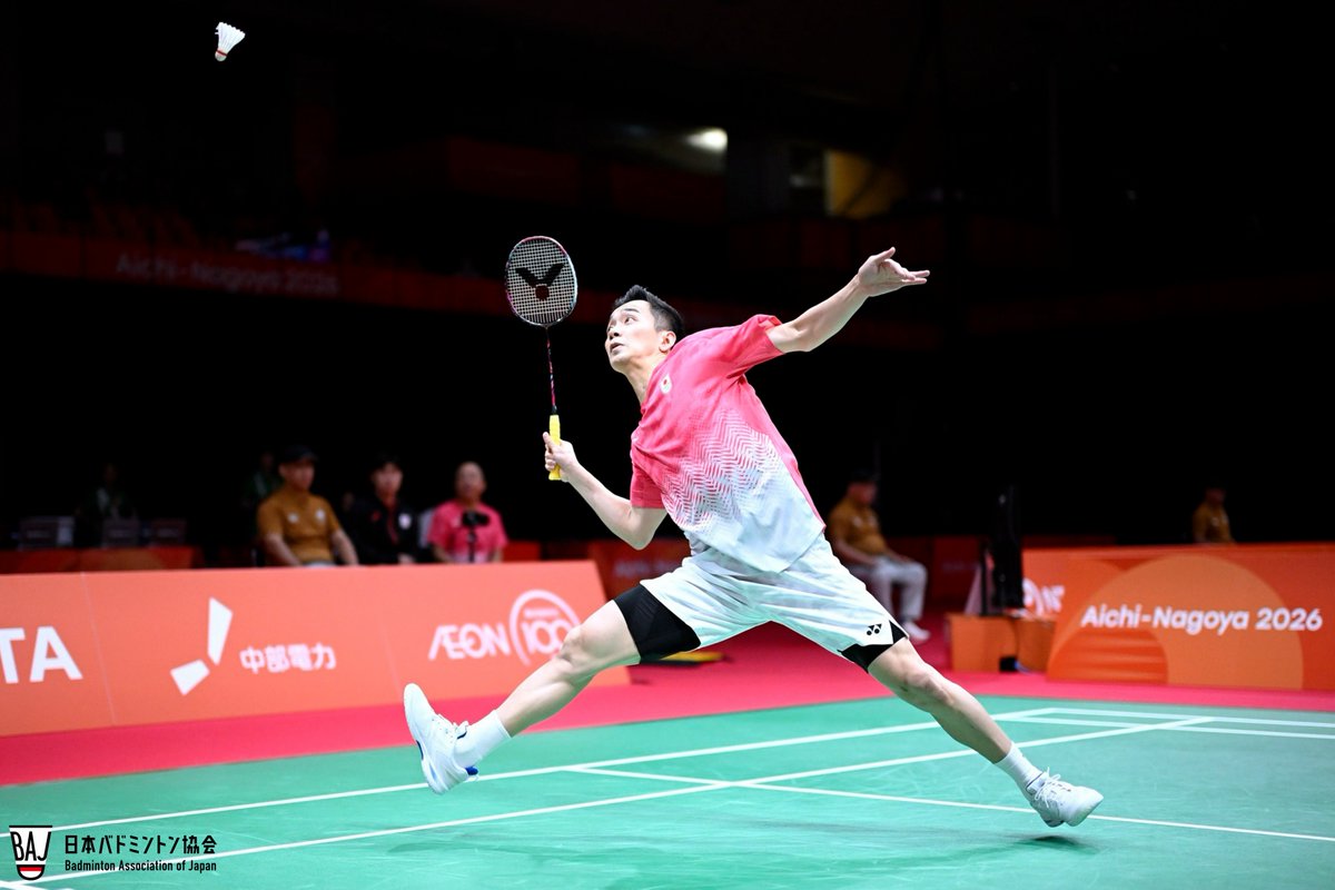 Badminton_BAJ's tweet photo. 【アジア大会（2026愛知・名古屋）】
個人戦二日目 ー2026.9.26ー

🏸男子シングルス R32
奈良岡功大 2-1 LEECheuk Yiu
西本拳太 0-2 FARHANAlwi

🏸 女子シングルス R32
山口茜 2-0 SHOORIDEHZIABARISeyedehaysan
宮崎友花 2-0 KHERLENBAATARSarangua

R16 へ勝ち進んだ選手へ、
引き続き、ご声援、よろしくお願いいたします！

#TEAMJAPAN
#ともに一歩踏み出す勇気を #IPPO
#アジア大会 #バドミントン
@TeamJapan
