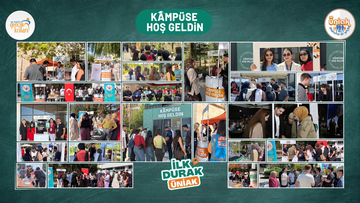 AKGenclikGM's tweet photo. KAMPÜSE HOŞ GELDİN! 🎒🏫

208 üniversitemizde üniversiteli arkadaşlarımızı karşıladık, ilk günlerin heyecanını birlikte paylaştık. 🙌

Sen de formu doldur, aramıza katıl. Üniversite yolculuğunda İlk Durak ÜNİAK olsun. 🚀

https://t.co/JK19Ai6Jsp https://t.co/rXU62516id