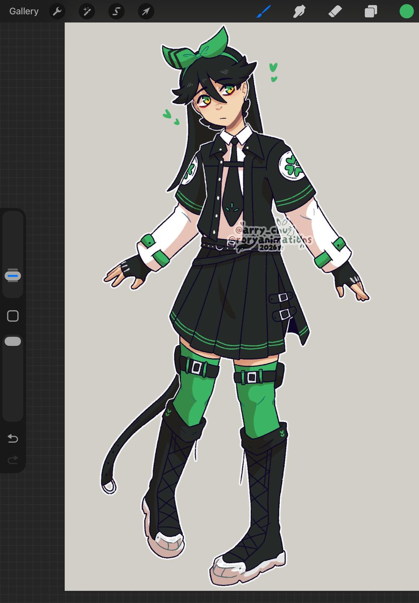 arry_chu's tweet photo. The one and only... Piper!💚
Oc belongs to @cloverstacks
Piper was a lot of fun to draw, hope you like it Robin!💛
#digitalart #artrequest https://t.co/UhfeY6nLal