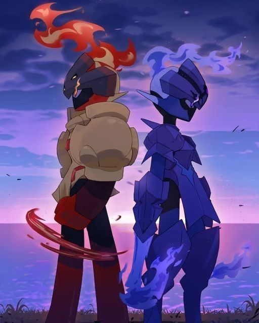 MisterTeamot's tweet photo. On ne s'en rend pas compte, mais ce duo, ce sont deux futures mascottes en puissance. Les nouveaux Lucario. https://t.co/eNLHSOsL29