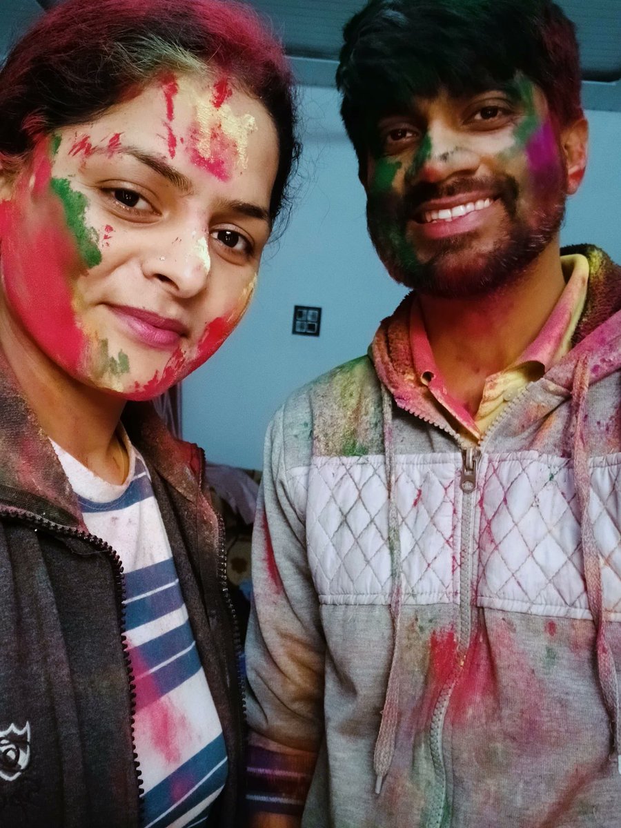 MirianKubisxa's tweet photo. Colorful Holi with @gaurav_punjabipandit ❤️ https://t.co/5EcBWuvN8t