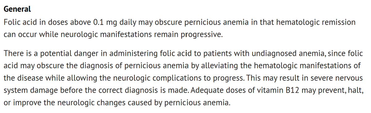 ClareCraigPath's tweet photo. The US government warns that 100 micrograms (0.1mg) of folic acid can be harmful.

That is less than a sandwich in the UK now!

No-one has thought this through.

Sign the petition below. https://t.co/Y4U3edPYN4