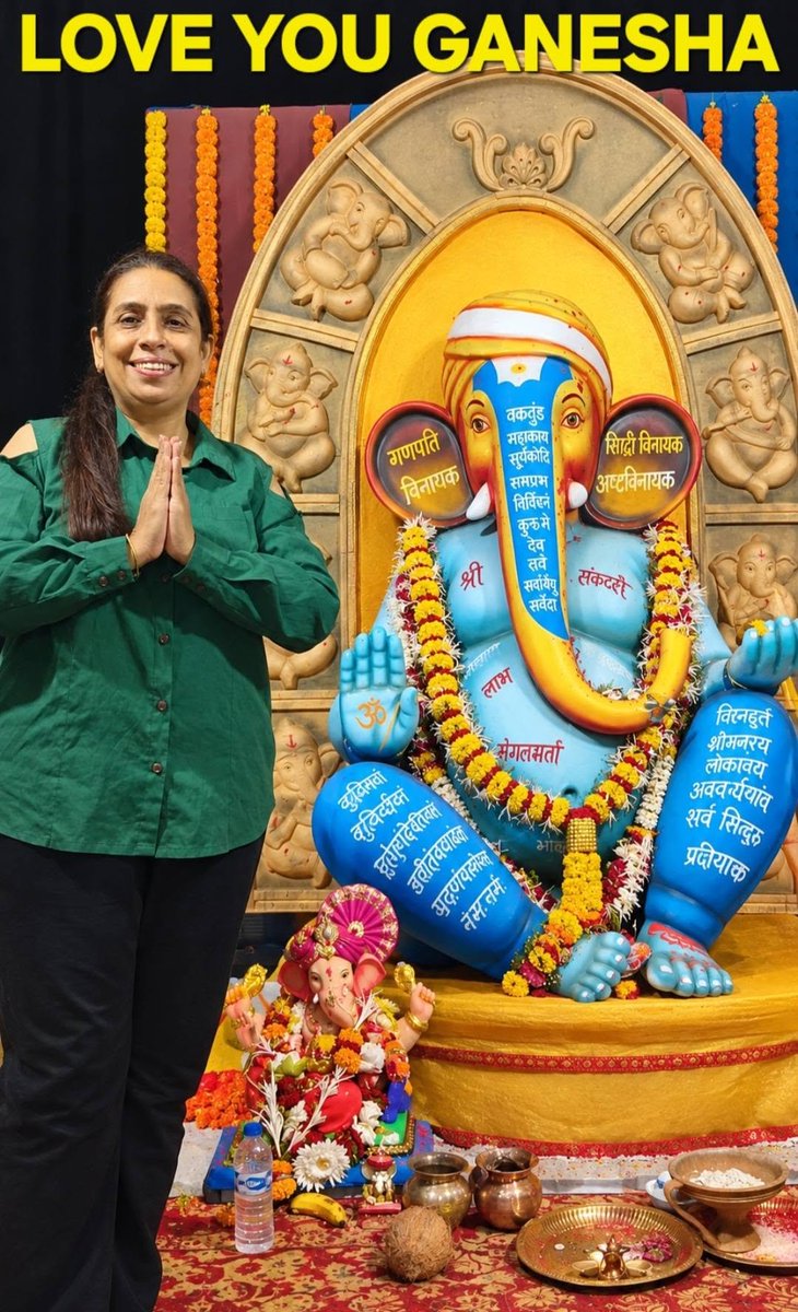 DrTipsntoes's tweet photo. GOOD BYE LORD GANESHA...I PRAY FOR HAPPINESS AND LOVE ON OUR PLANET
Regards... Dr. Priyanka Singh
Founder &amp; Director
PRIYANKA'S PETAL HEART FOUNDATION
PRIYANKA'S TIPS N TOES ACADEMY https://t.co/8QNmx4efjc