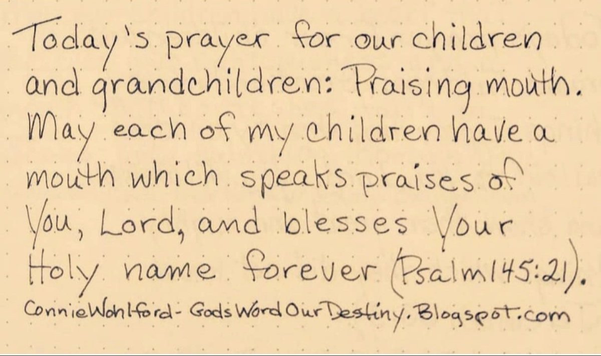 wohlford_connie's tweet photo. Today for our #children and #grandchildren: praising mouth.
#praiseGod #mouth #HolyName #psalm #Psalms #speakpraises #GodsWordOurDestiny https://t.co/MB3E8sjUpO