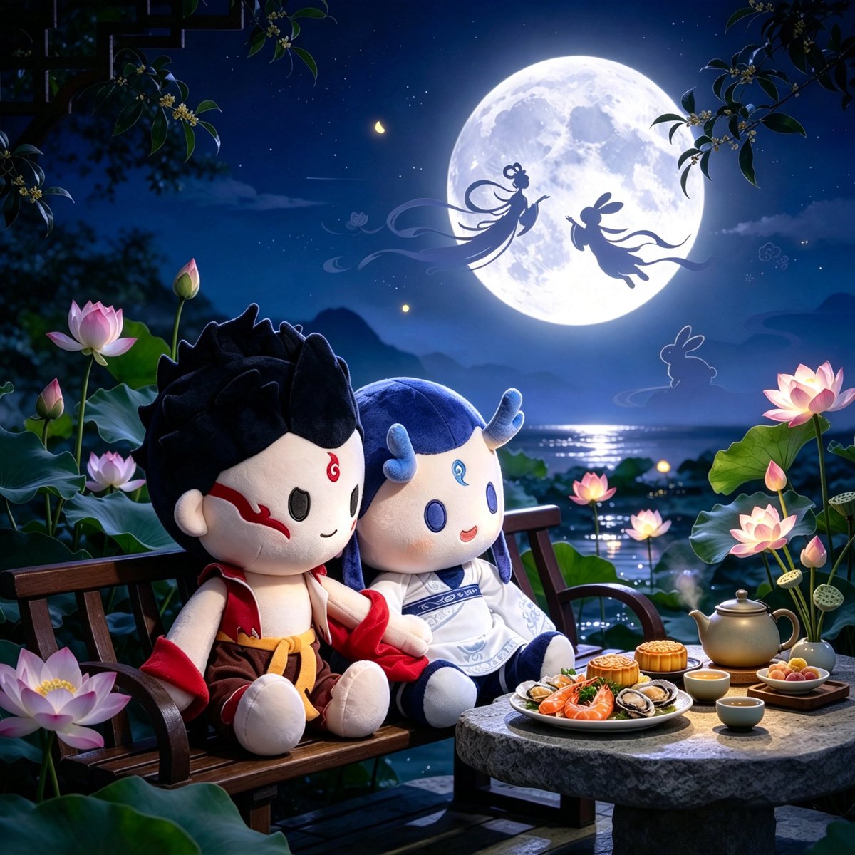 wintercat610's tweet photo. It is said that if a couple kisses when the Ferris wheel reaches the highest point, they will stay together forever.
#Oubing #藕饼
#Nezha2 https://t.co/yZ1axRVn6O