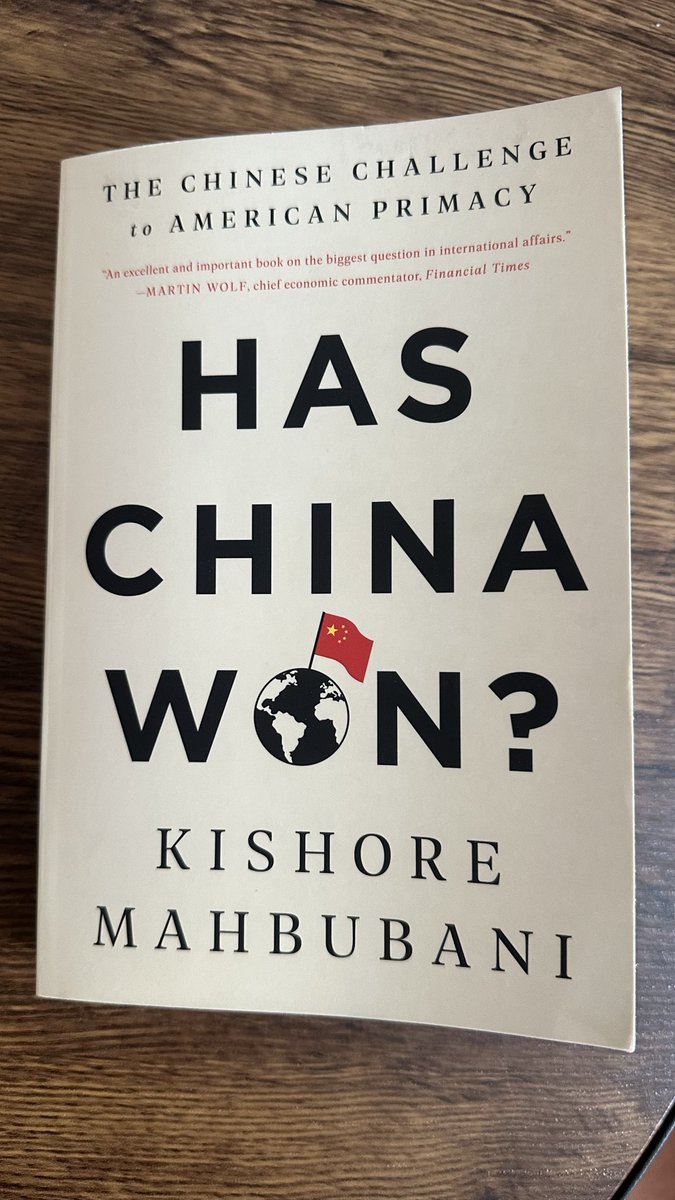 haugejostein's tweet photo. I’m really, really enjoying this book by @mahbubani_k. https://t.co/Ycgs8tpw1M