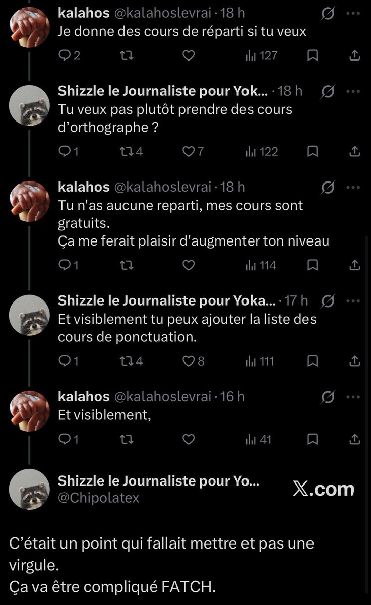 Chipolatex's tweet photo. J’avais oublié le niveau intellectuel moyen de la communauté de Psyhodelik.
Ça s’est toujours pas amélioré en 4 ans PTDR. https://t.co/XtX8aaxUbA