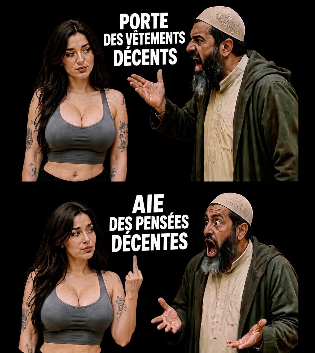 viviapostat's tweet photo. Ce n’est pas à elle de se voiler. C’est à toi de baisser les yeux. https://t.co/V9taAjSsqG