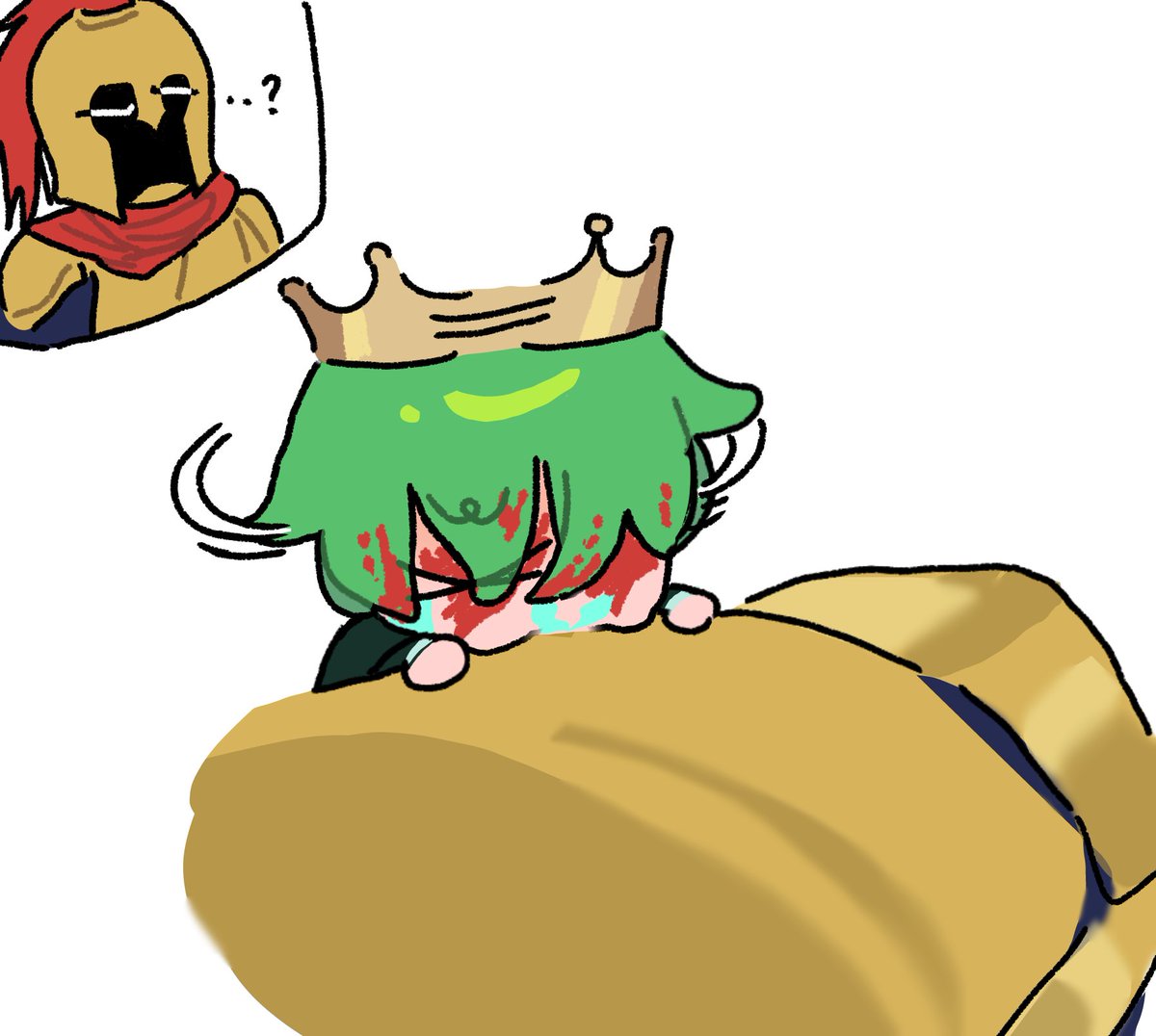 Poitouz's tweet photo. I think this scene is cute lol 

#Froggydude #Ajthebold https://t.co/7TQFlJwbEC