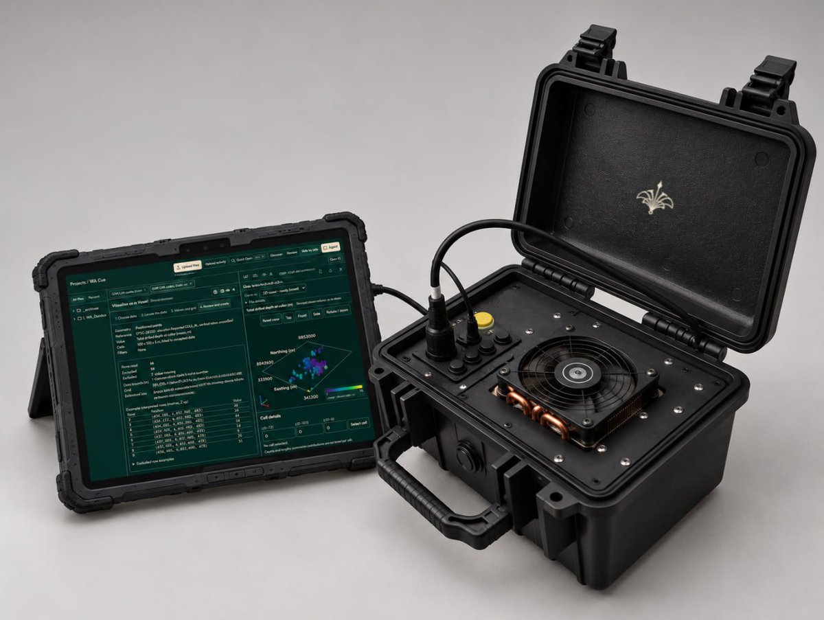 HumanLevelJen's tweet photo. Trying to gauge interest for a rugged computer in a box. We designed this for the mining industry but if things get much worse maybe there's a wider market for bugout compute. 

This one has an RTX 4000 Blackwell in. Real prototype left, projected product right. https://t.co/dONZzx4ioN