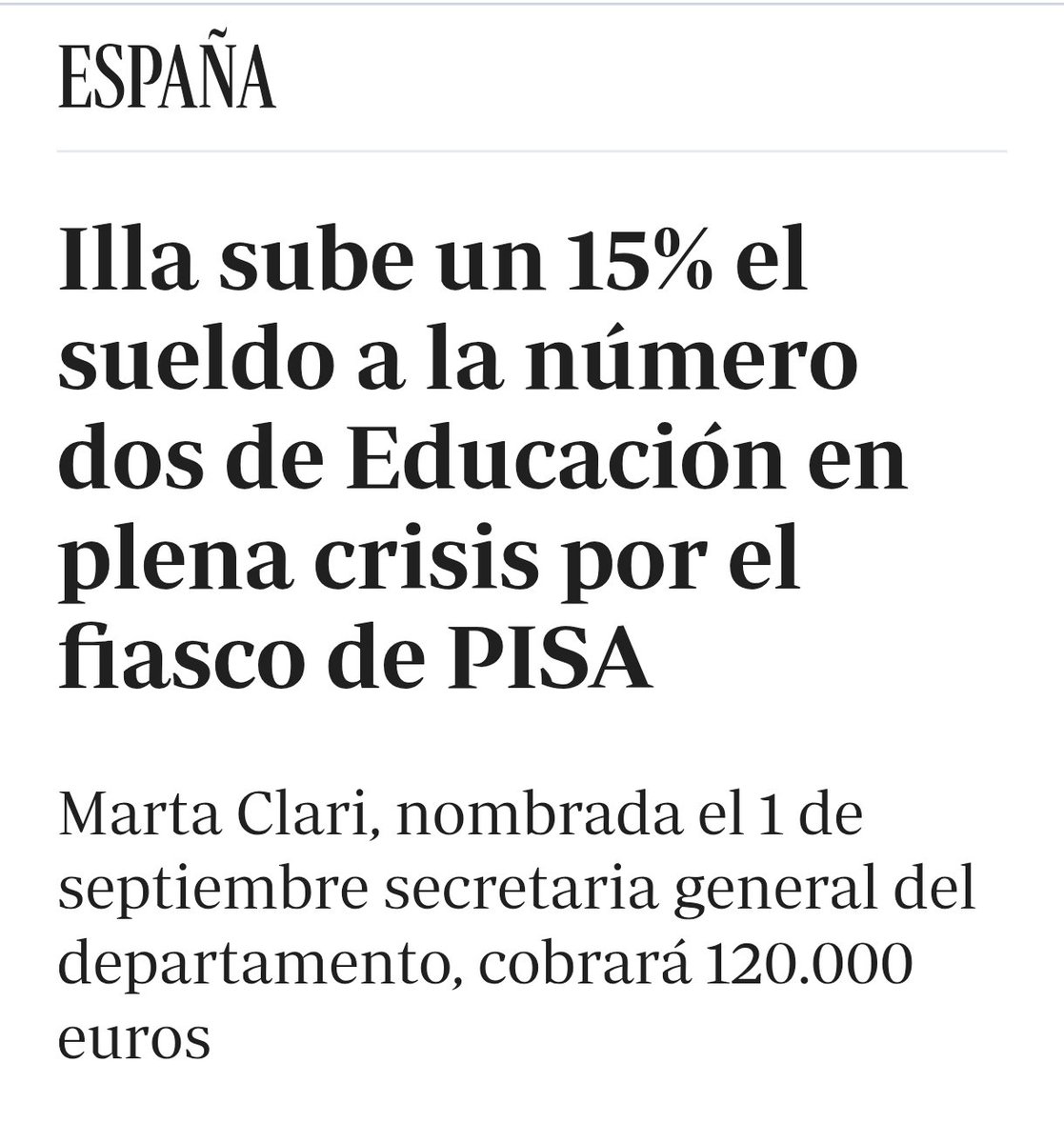 Confradia_SEDR's tweet photo. D'això se'n diu bonificació per objectius complerts. 🥇

Tot en ordre a la Catalunya dels @socialistes_cat i en @salvadorilla https://t.co/3qNH6i02mC