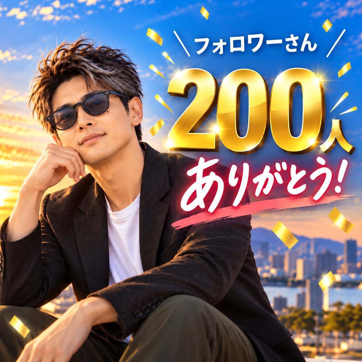 jun_tatenaoshi's tweet photo. 200人
ありがとう😊
素直に嬉しい。

これからもよろしく！ https://t.co/cvav0EDySd