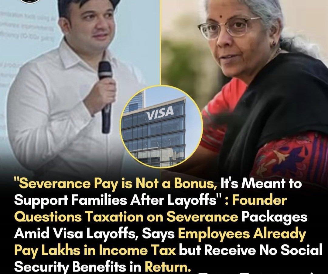 SumitM_X's tweet photo. SEVERANCE SHOULD NOT BE TAXED ! https://t.co/Lq4bM6BWqA
