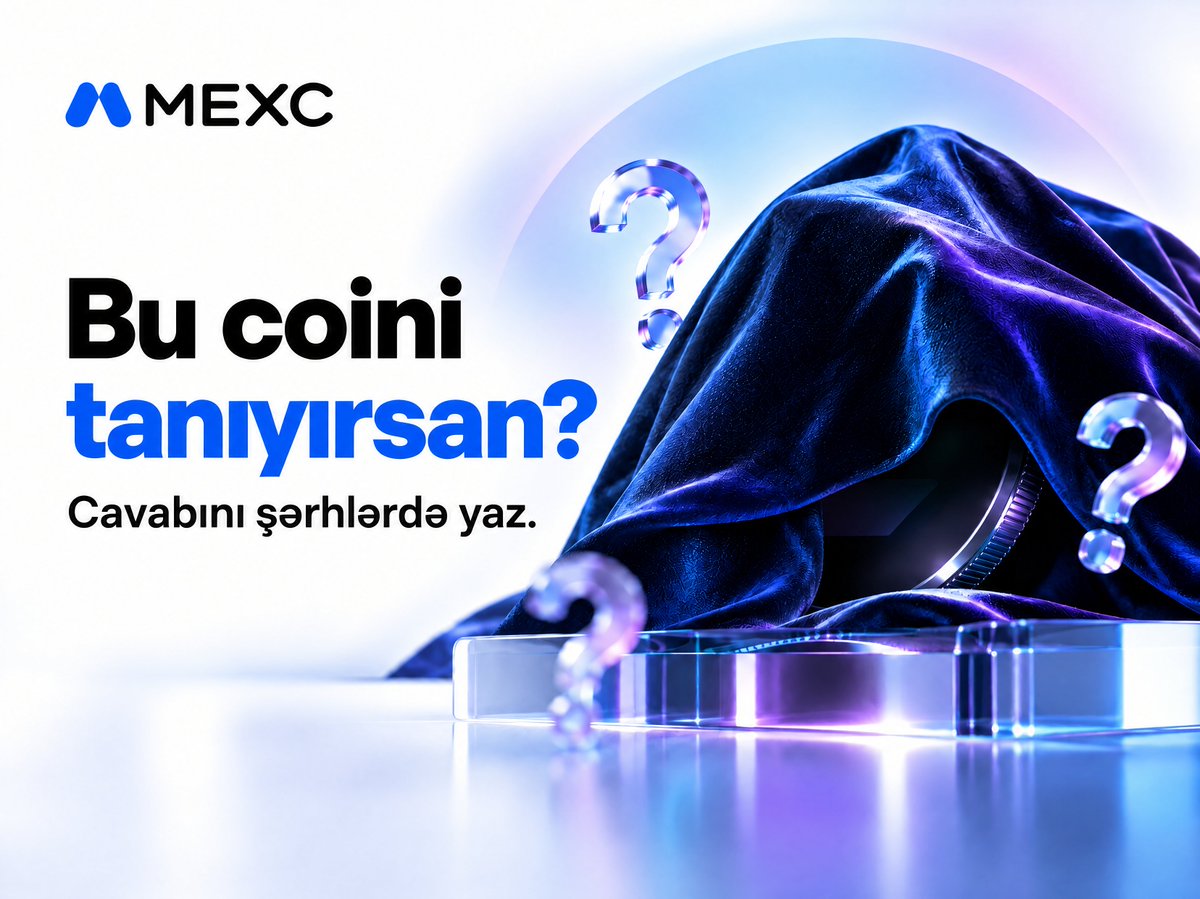 MEXC_AZ's tweet photo. Bu hansı coindir? 👀

Doğru təxmin edən 5 şanslı iştirakçı 10 USDT bonus qazanacaq! 🎁

İştirak etmək üçün: 
✅@mexc_az hesabını izlə 
✅1 dostunu etiketlə
✅Cavabını və UID-ni şərhlərdə yaz

📅 Son iştirak tarixi: 30 sentyabr https://t.co/L8r5oz3U1O
