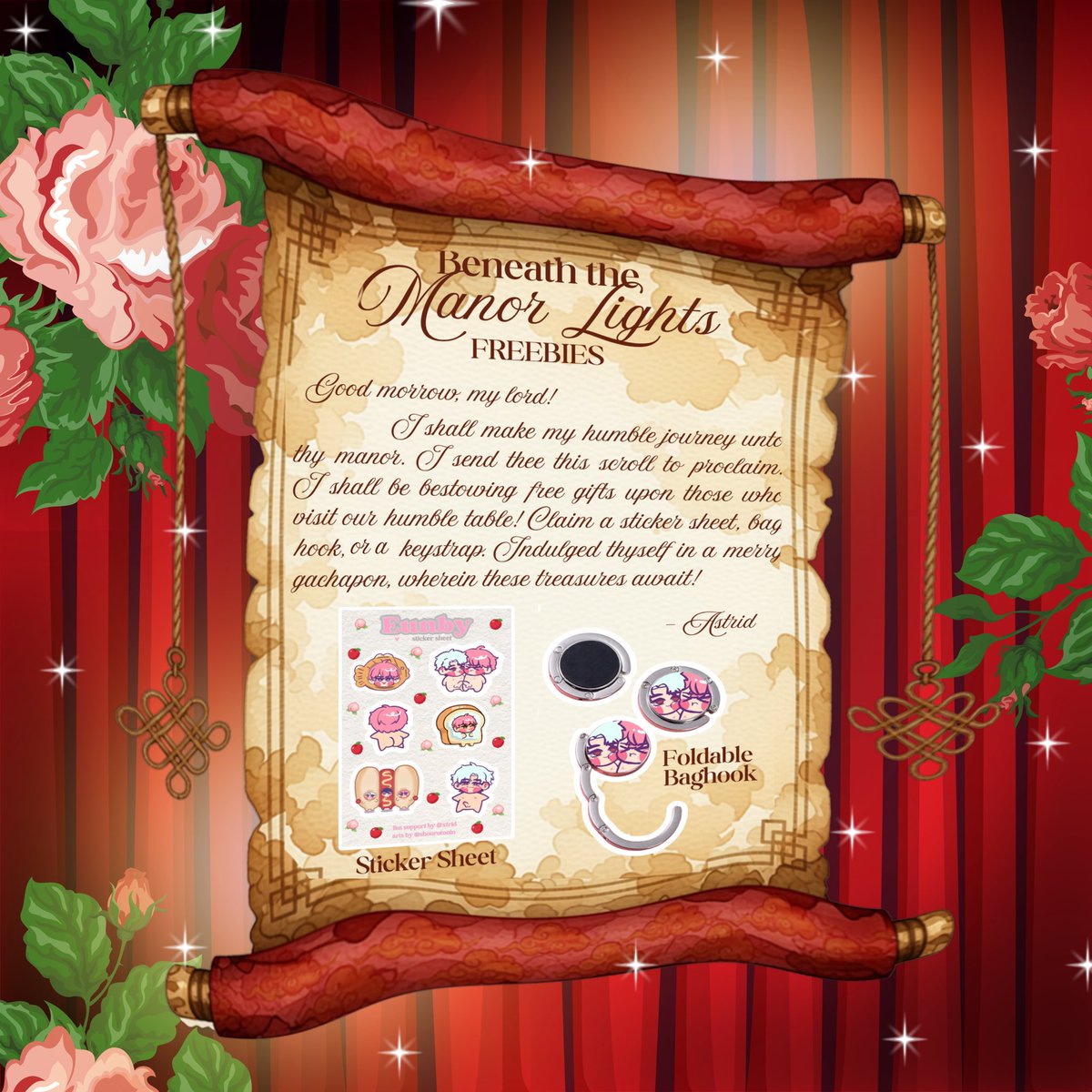 xtrid_'s tweet photo. Good morrow, my lord! 

I send thee this scroll to proclaim I shall be bestowing free gifts upon those who visit our humble table! By good fortune I have more than enough to accommodate all those who have registered, and such others as may come thereafter ✨ https://t.co/FQGWrqcZpB