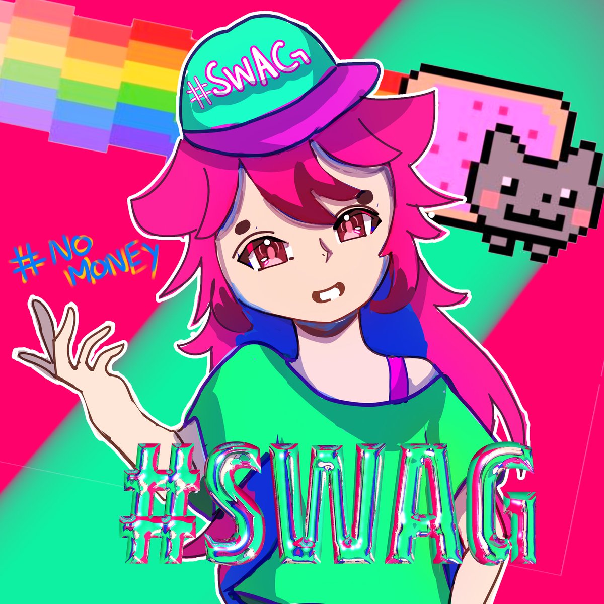 lynnn_human's tweet photo. SWAG
#swag #art #digitalart #oc #nyancat https://t.co/94xBCNg7n1