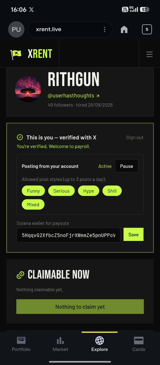 userhasthoughts's tweet photo. @xRent__ Hey dev @xRent__ I didn't receive tokens yet, I clicked the button https://t.co/cQnw0No75Q