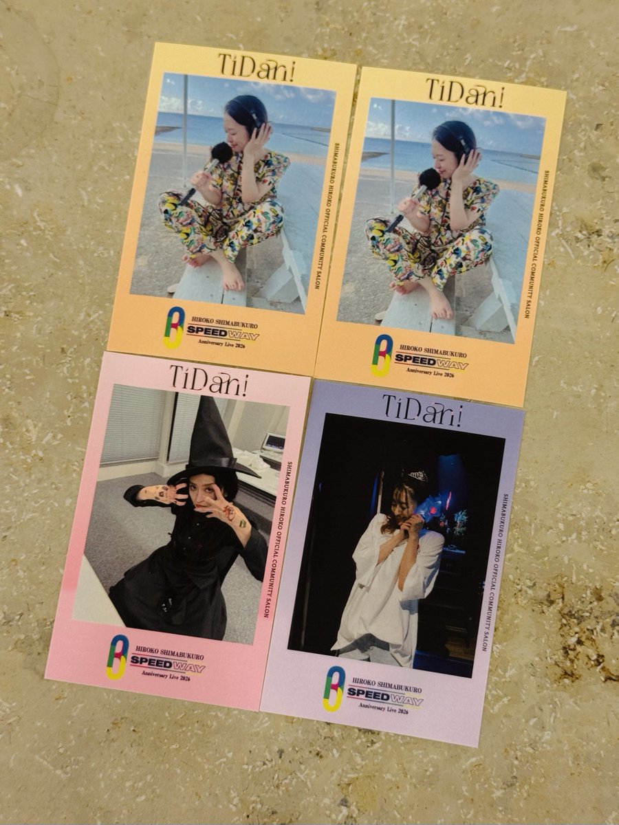 yamaro_mac's tweet photo. #島袋寛子 #SPEED_WAY 
八王子に来たよー
なーんと、今日もA賞当たった🎯
嬉しいのー。5戦4勝！
(ダブり交換募集中)

今日が今までで一番大きいのかな？
満員でしたね。楽しかったー。
🎉は大宮と同じでした。分けてくれたお姉さんありがとう。

#hiro_live_SPEED_WAY 
#SPEED_30th https://t.co/3Xq3pwHI5W