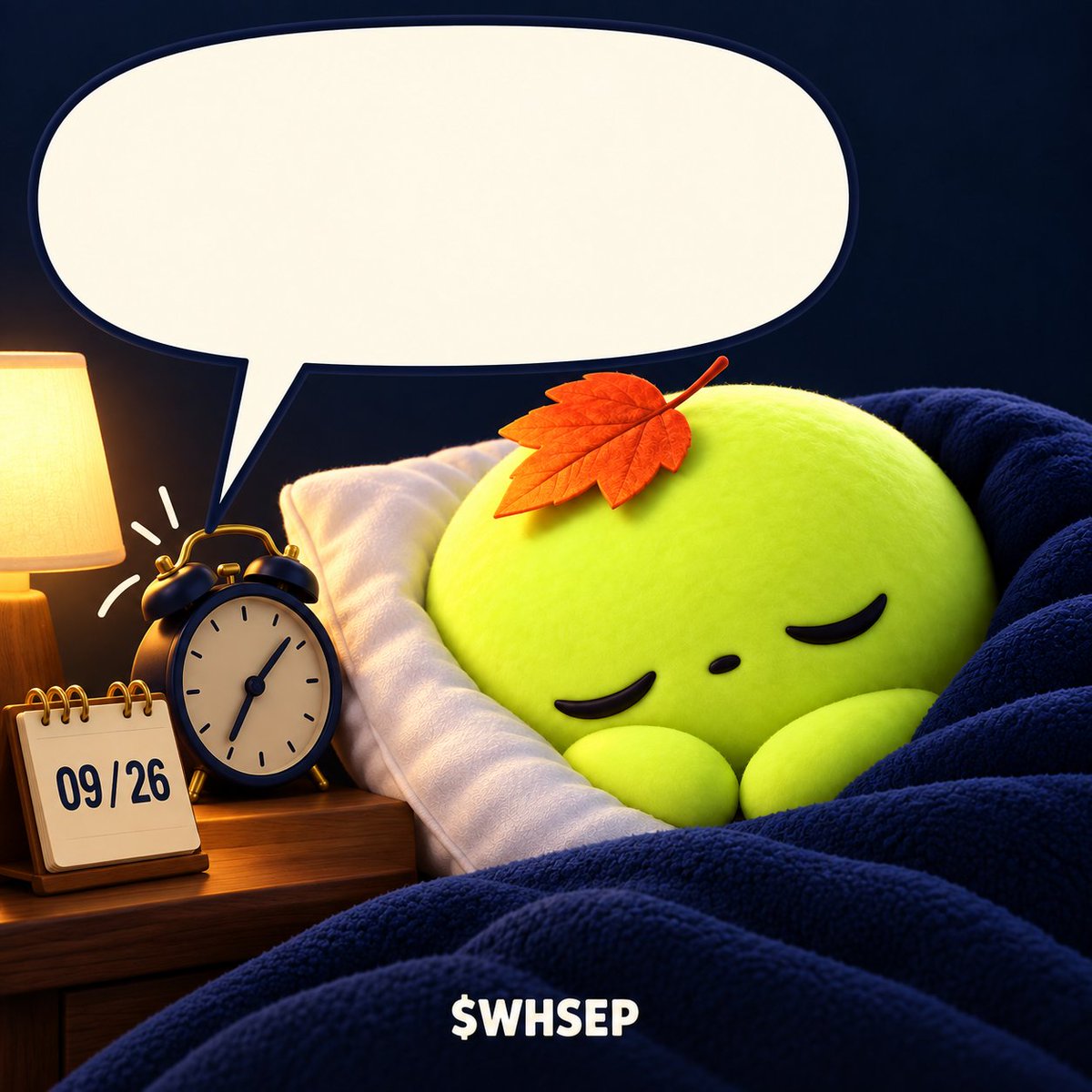 whensependssol's tweet photo. 我们做了个九月的 meme 币。
结果这家伙连上线都睡过去了。💤

九月快结束了。
闹钟该说什么才能叫醒他？

评论区留一句叫醒他的话。

$WHSEP https://t.co/XhweWdPOf0