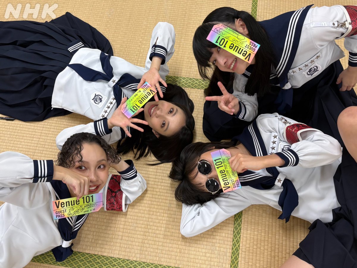 nhk_venue101's tweet photo. 📣このあと23:00~ #Venue101EXTRA 放送📡

配信はこちら👇
https://t.co/epeicL4KrD

🏫#新しい学校のリーダーズ / #TTTTOKYO
🩵#ONEW / #エイリアンズ
🎲#Da_iCE / #アンリミテッド
🍼#MILK / #時空超えてユニバース

番組パスにサインをいただきました📸 https://t.co/C7EcDeDRCV