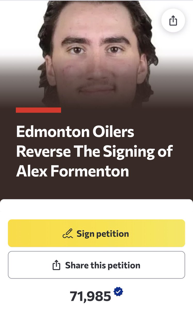 SamanthasLaw's tweet photo. #Edmonton Oilers Reverse The Signing of Alex Formenton - Sign the Petition!
https://t.co/JnQvjAmOeK https://t.co/z06eCKwp4u