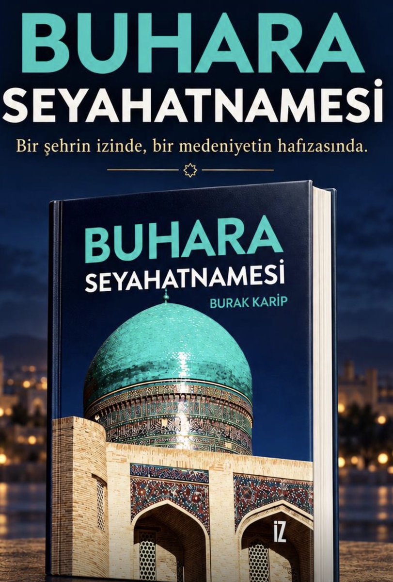 ademozkose's tweet photo. Kardeşimiz Burak Karip’in yeni kitabı “Buhara Seyahatnamesi”@izyayincilik’tan çıktı. Özellikle Özbekistan’a ilgi duyanlara ısrarla tavsiye edilir. https://t.co/S0lfi4rHoC