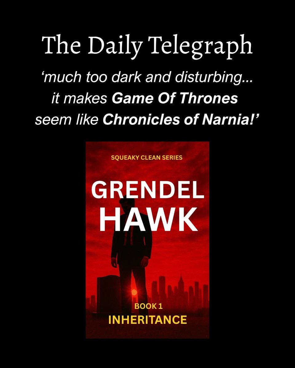 Grendel_Hawk's tweet photo. To celebrate Trials (SQUEAKY CLEAN, Book 6, Mobsters Part 1) by GRENDEL HAWK (Author) coming out in November https://t.co/BxalbfXO2U
Froggernaut Media & Amazon has Free Book Promotion for the 5 days- Thursday, October 1, 2026, 12:00 AM PDT UNTIL Monday, October 5, 2026, 11:59 PM PDT
For all RABID fans of #SOPRANOS, #Deadwood, #REACHER, #Game Of Thrones & #DEXTER!!!
Inheritance (SQUEAKY CLEAN, Book 1) by GRENDEL HAWK (Author) IS FREE on Kindle!
And then each other book each following week until Trials comes out NOVEMBER 1st!!!
