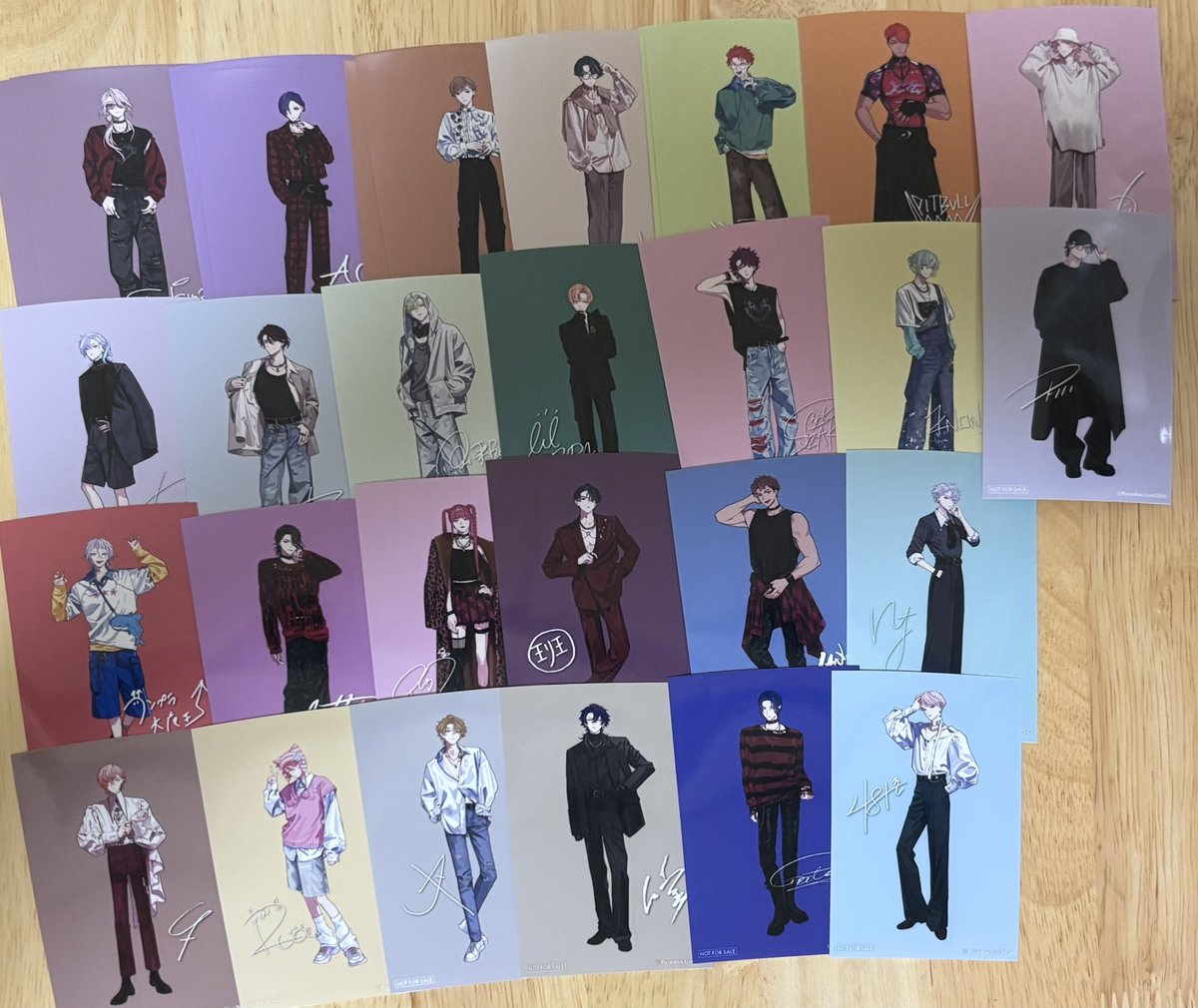 DE_18_13's tweet photo. 交換 譲渡  Paradox Live パラライ FAN!FUN!企画 LOOKBOOK 特典

出)画像一覧

求)斗真 憧吾 or 100+送料

1部斗真との交換優先
譲渡の場合1部キャラは抱き合わせあり

お気軽にお声がけ下さい https://t.co/GHf5B9IgsW