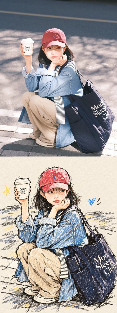 ai_suxiaole's tweet photo. 彩色素描提示词，好友漫画感！！！

彩色铅笔描绘世界和你 https://t.co/B3ixwqVpSa