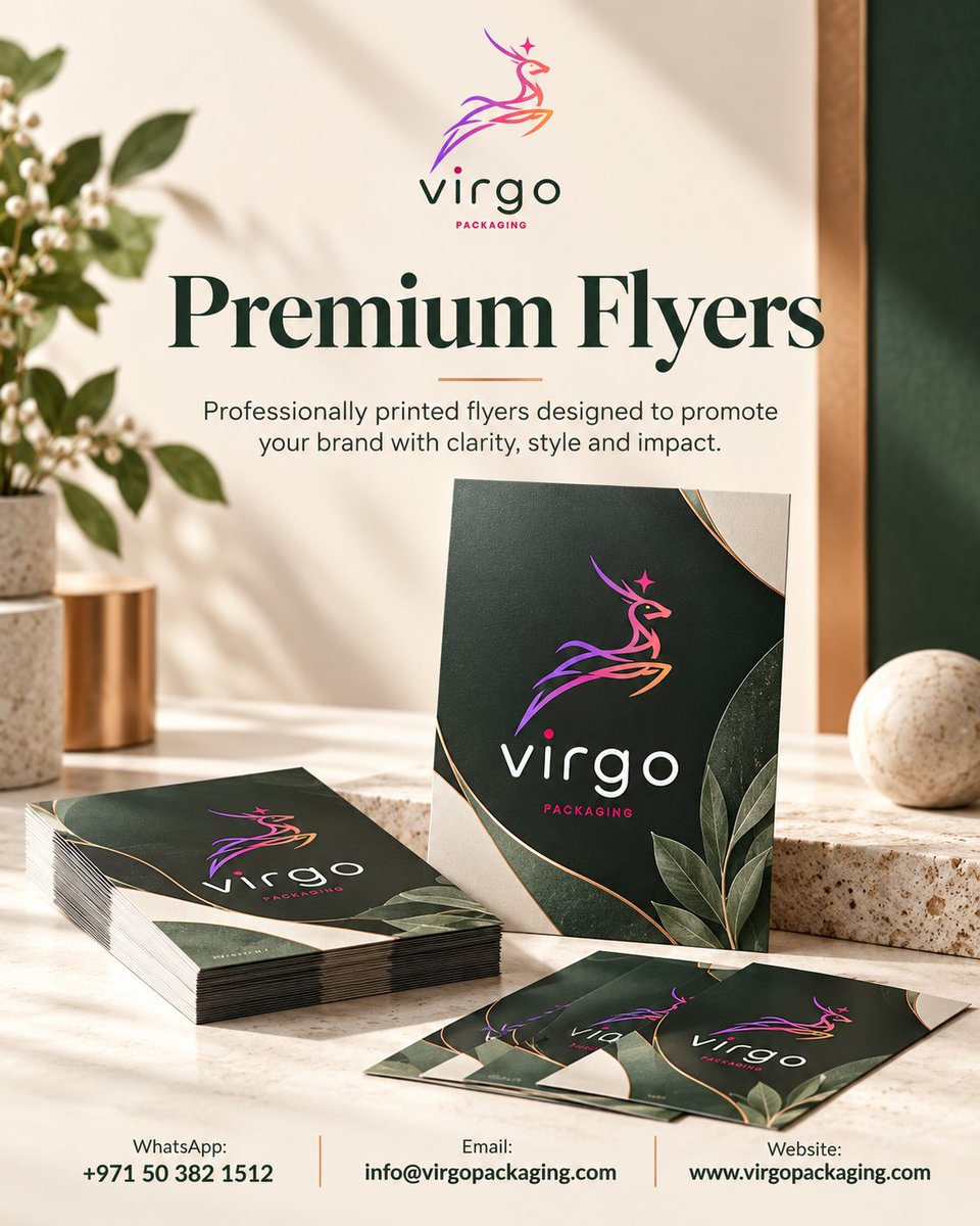 virgopackaging's tweet photo. Make your message stand out.

Custom Premium Flyers for promotions, events, launches and business marketing — designed with professional printing and premium finishes.

+971 50 382 1512
https://t.co/YCDgtnjxGI

#VirgoPackaging #FlyerPrinting #MarketingMaterials #PrintingUAE https://t.co/cnljks7s1V