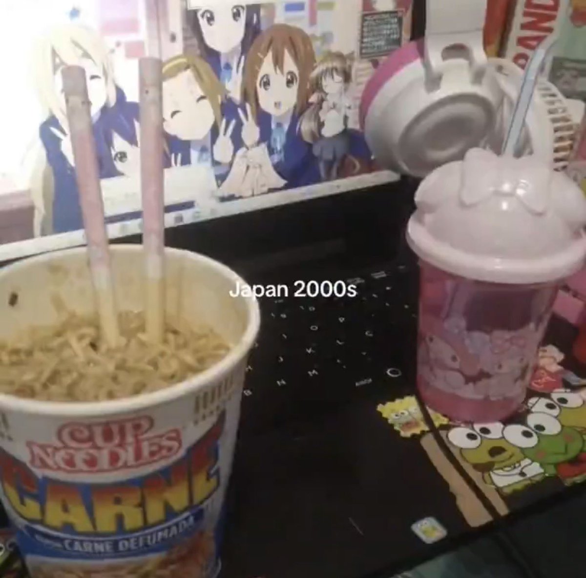 ItsFunnehCharts's tweet photo. That’s an anime that came out in 2011, that’s a flavor that’s sold in Brazil, and that’s a Chinatown store in the US https://t.co/u8ZjNGgMV7